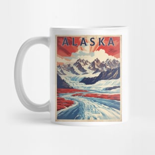 Alaska United States of America Tourism Vintage Poster Mug